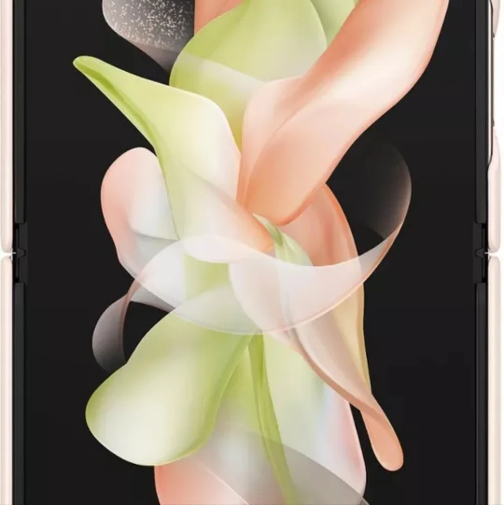 Samsung Flip 4 Leather Case Peach Brand New Never Opened